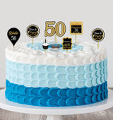 50th Birthday Party Cake Topper /Cake Decoration Kit
