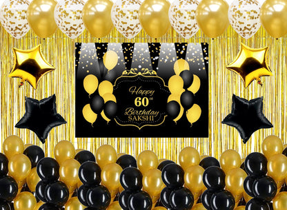 60th Birthday Party Complete Party Set for Adults