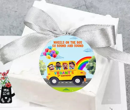 Cocomelon Theme Birthday Party Thank You Gift Tags
