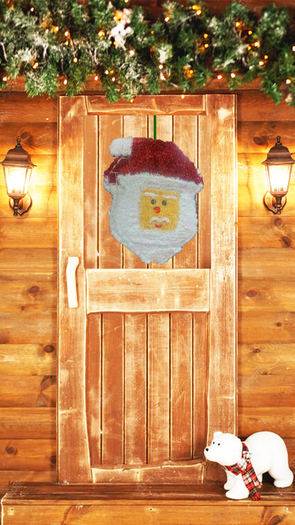 Christmas Outdoor/Indoor Santa Clause Face Cutout Decorations Or Hangings