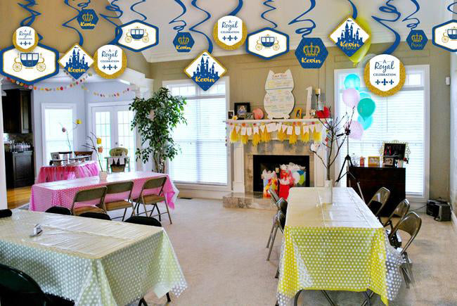 Prince Birthday Party Theme Hanging Set for Decoration
