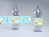 Hot Air Theme Water Bottle Labels