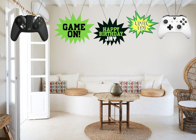 Gaming Theme Birthday Party Hanging Set for Decoration