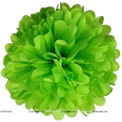 Pom Pom Flower Decoration Set Of 5 Pcs (Multi Color) For Birthday Parties, Anniversary Party & Baby Shower