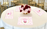 One In A Melon Theme Birthday Table Mats for Decoration
