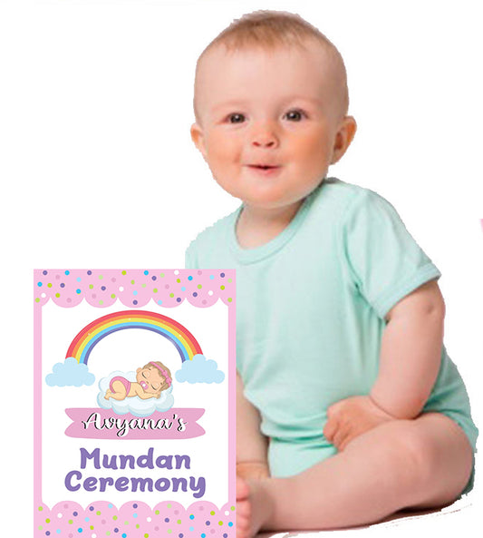 Mundan Ceremony  Poster Decoration Photo Prop