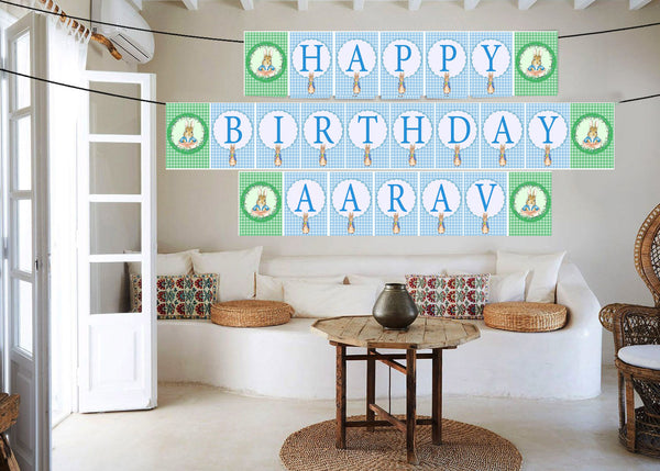 Some Bunny Is One Birthday Party Banner for Decoration
