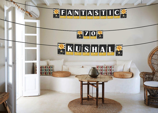 70th Birthday Party Banner for Decoration