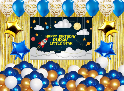 Twinkle Twinkle Theme Birthday Party Complete Party Set for Boys