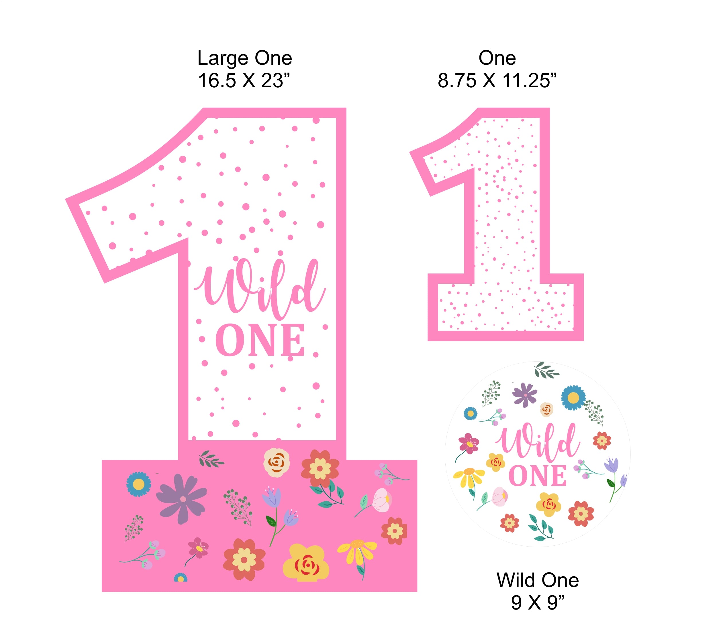 Buy First Birthday Party Decoration Cutouts 