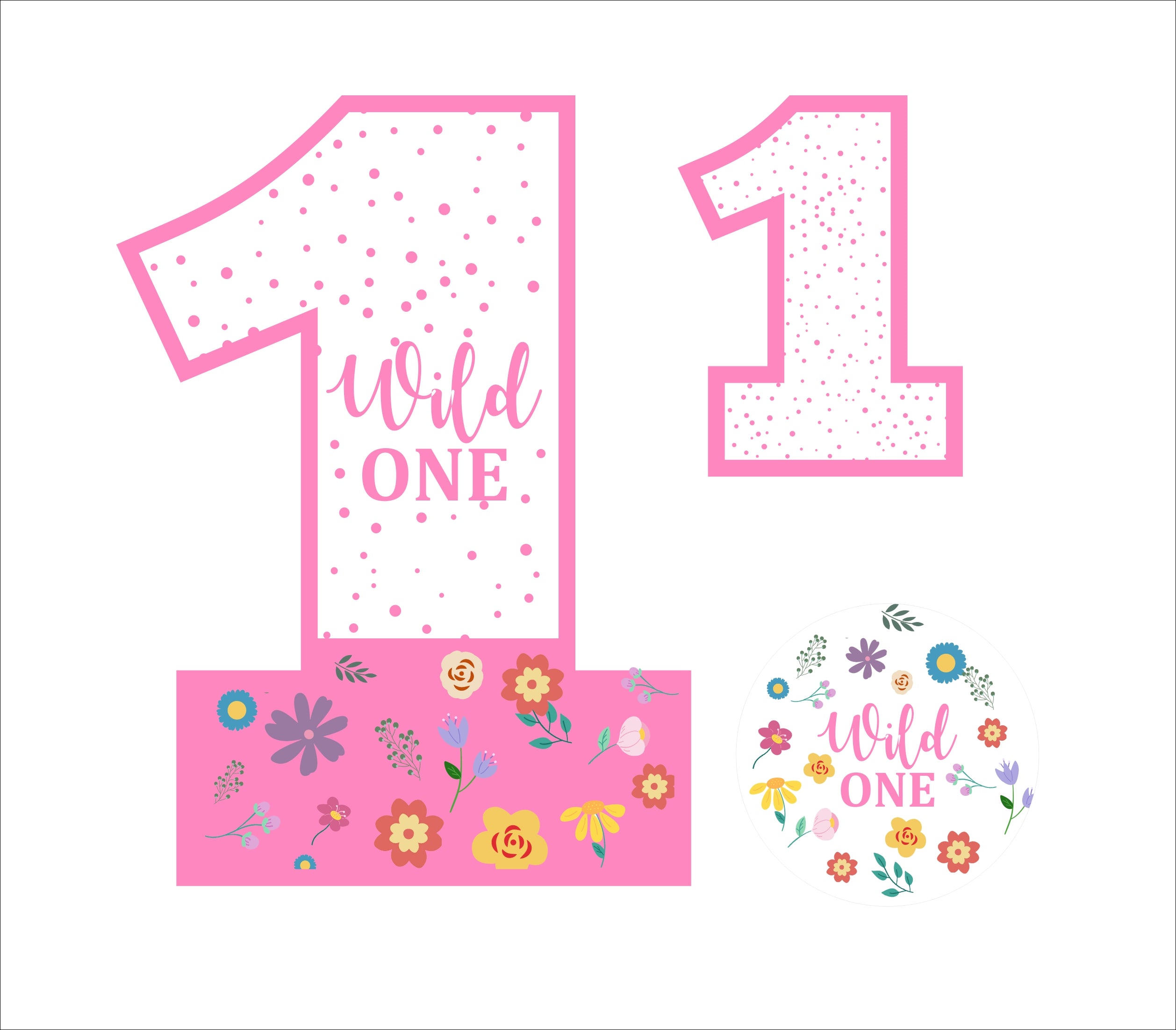 Buy First Birthday Party Decoration Cutouts | Party Supplies ...