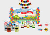 Transport Theme Birthday Party Complete Decoration Kit