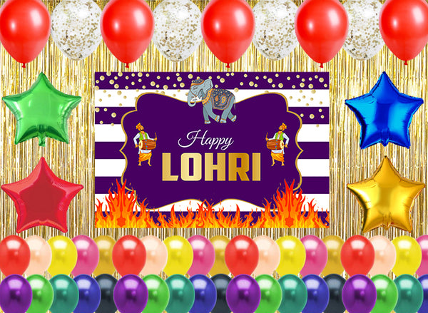 Lohri Party Decorations Complete Set
