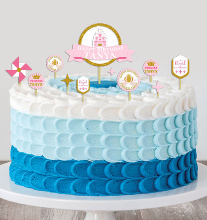 Princess Birthday Party Cake Topper /Cake Decoration Kit