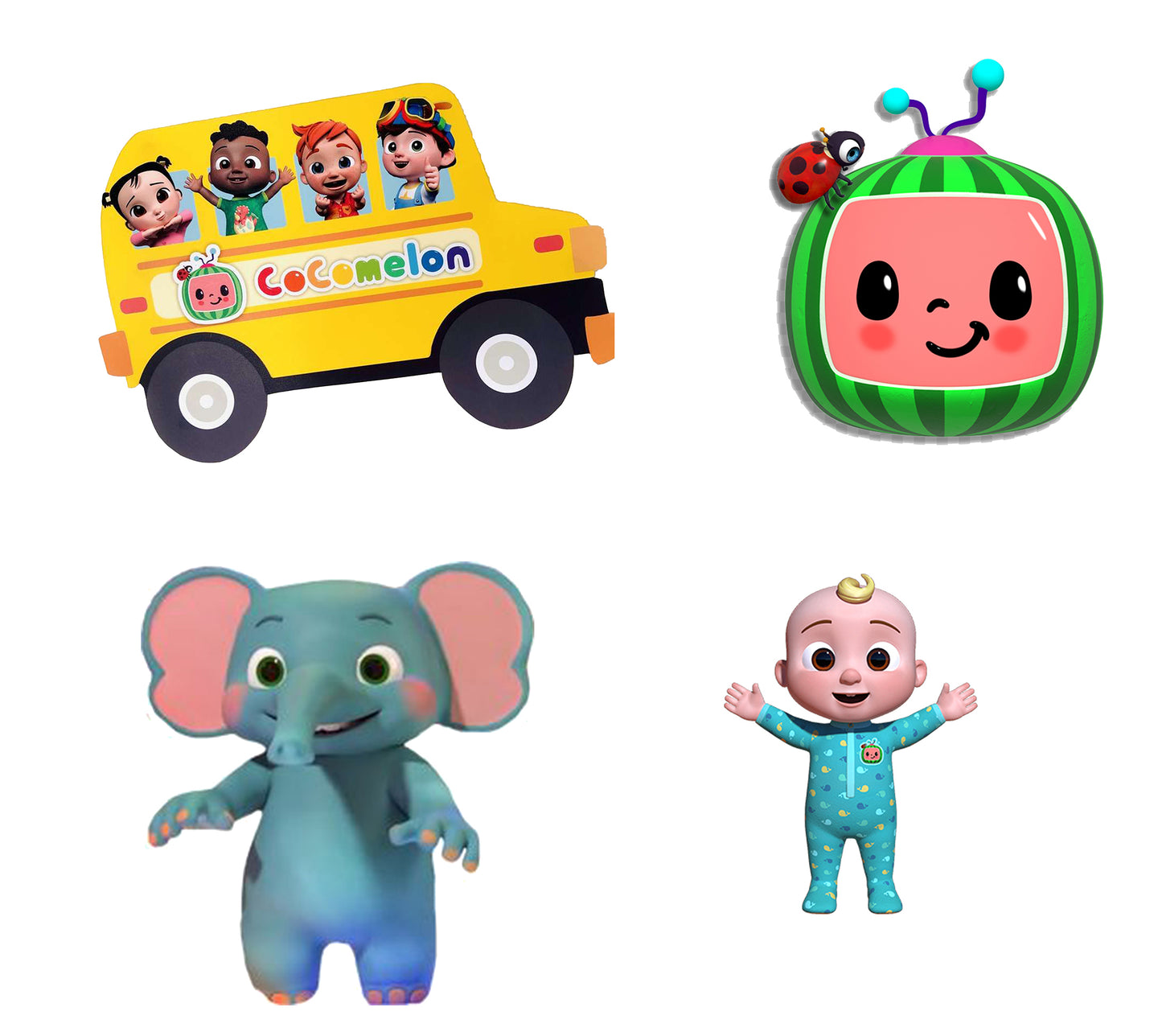 Cocomelon Theme Birthday Party Cutouts