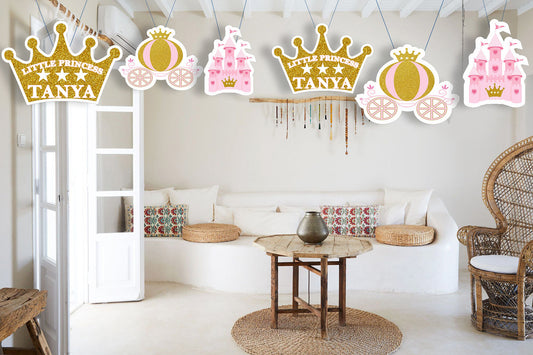 Princess Birthday Party Theme Hanging Set for Decoration