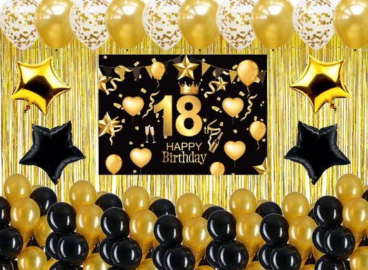 18th Birthday Party  Complete Decoration Kit