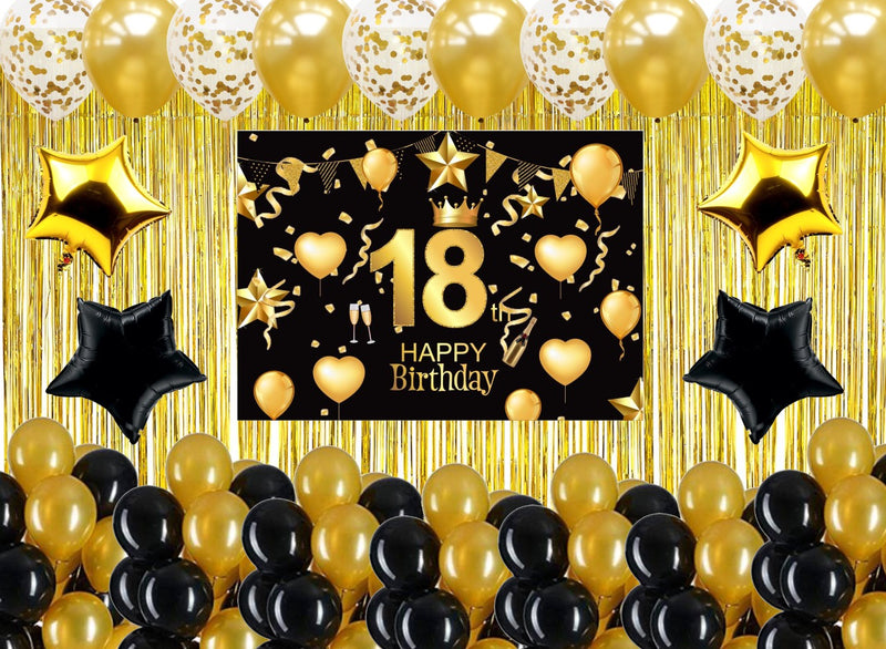 18th Birthday Party  Complete Decoration Kit