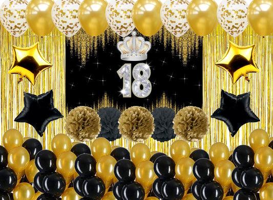 18th Birthday Party Complete Decoration Kit 