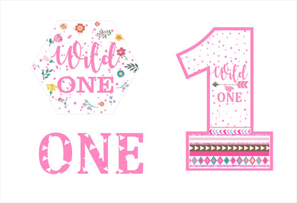 Wild One Birthday Party Table Toppers for Decoration