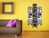 Space Theme Birthday Paper Door Banner for Wall Decoration