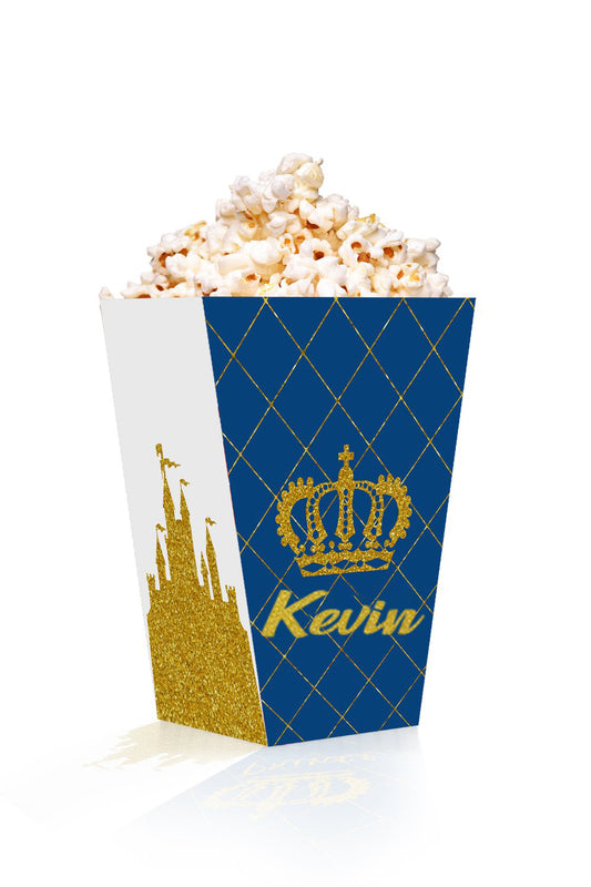 Prince Theme Birthday Popcorn Box
