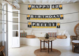 60th Birthday Party Banner for Decoration