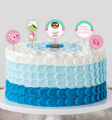 Spa Party Theme Cake Topper For Birthday Party