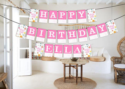 Wild One Birthday Party Banner for Decoration