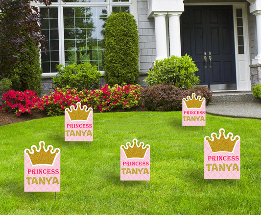 Princess Birthday Party Welcome Board