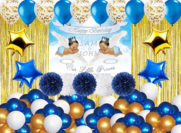 Twins Boys Birthday Party Complete Decoration Kit