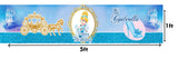 Cinderella Theme Birthday Long Banner for Decoration