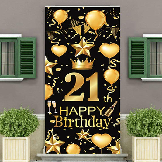 21st Birthday Customized Welcome Banner Roll up Standee (with stand)