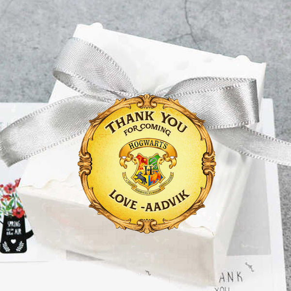Harry Potter Theme Birthday Party Thank You Gift Tags