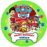 Paw Patrol Theme Birthday Party Backdrop