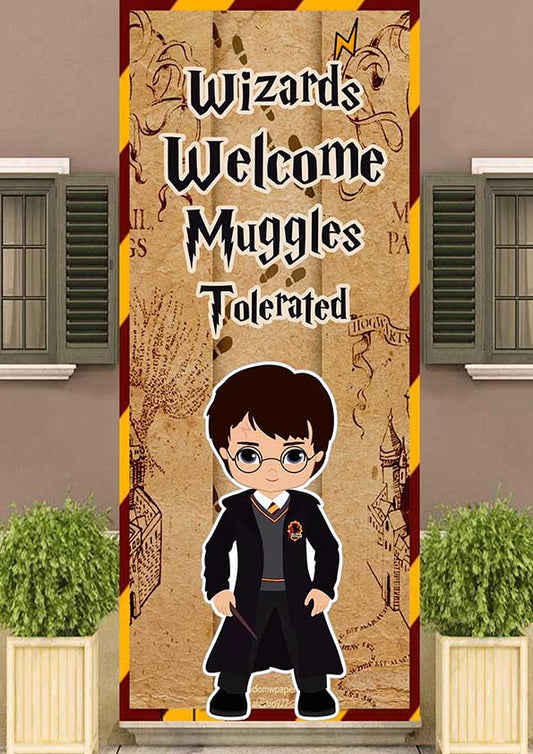 Harry Potter Customized Welcome Banner Roll up Standee (with stand)