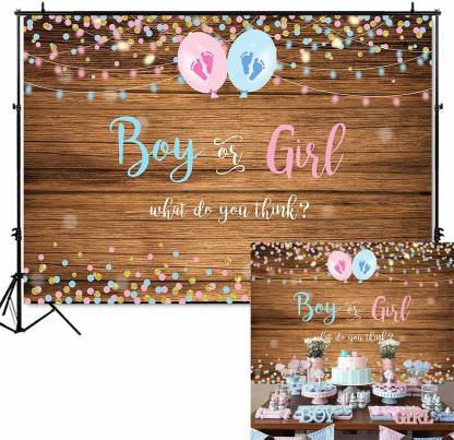 Oh Baby Party Backdrop 