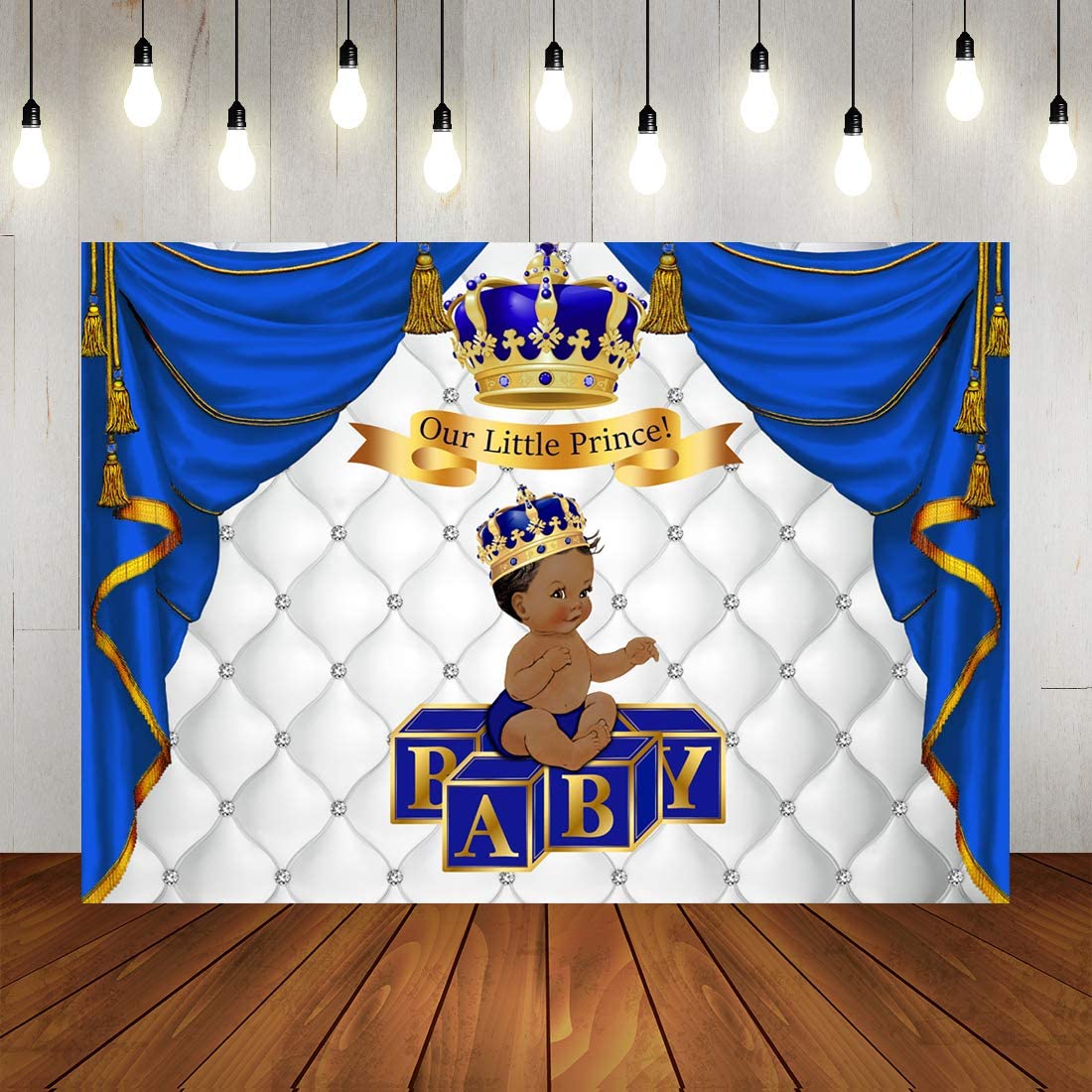 Prince Birthday Party Backdrop