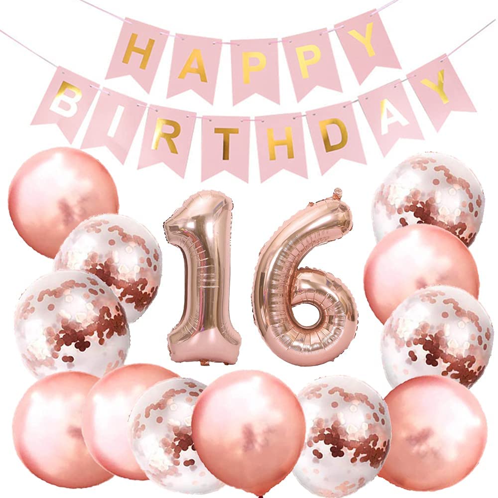 Buy 16th Birthday Party Decorations | Party Supplies | Thememyparty ...