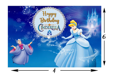 Cinderella Theme Birthday Party Backdrop