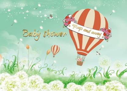 Oh Baby Party Backdrop 