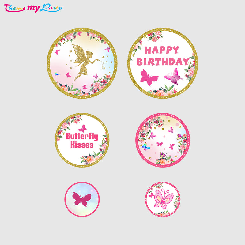 Butterflies & Fairies Theme Birthday Party Table Confetti