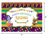 Little Krishna Theme Party  Backdrop For  Home Decoration Background
