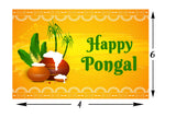Pongal Theme Party Backdrop