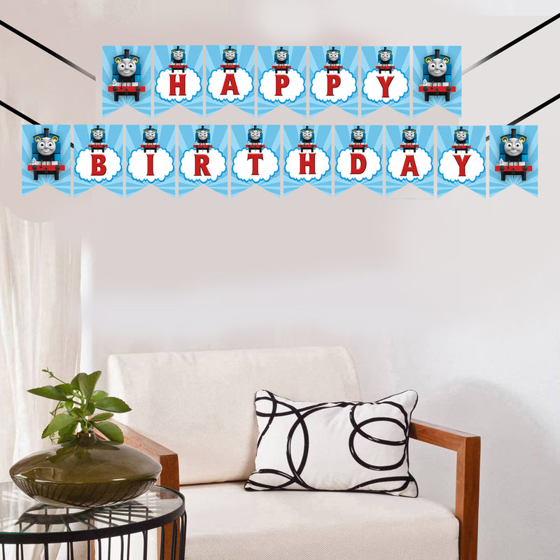 Thomas & Friends Theme Birthday Party Banner for Decoration