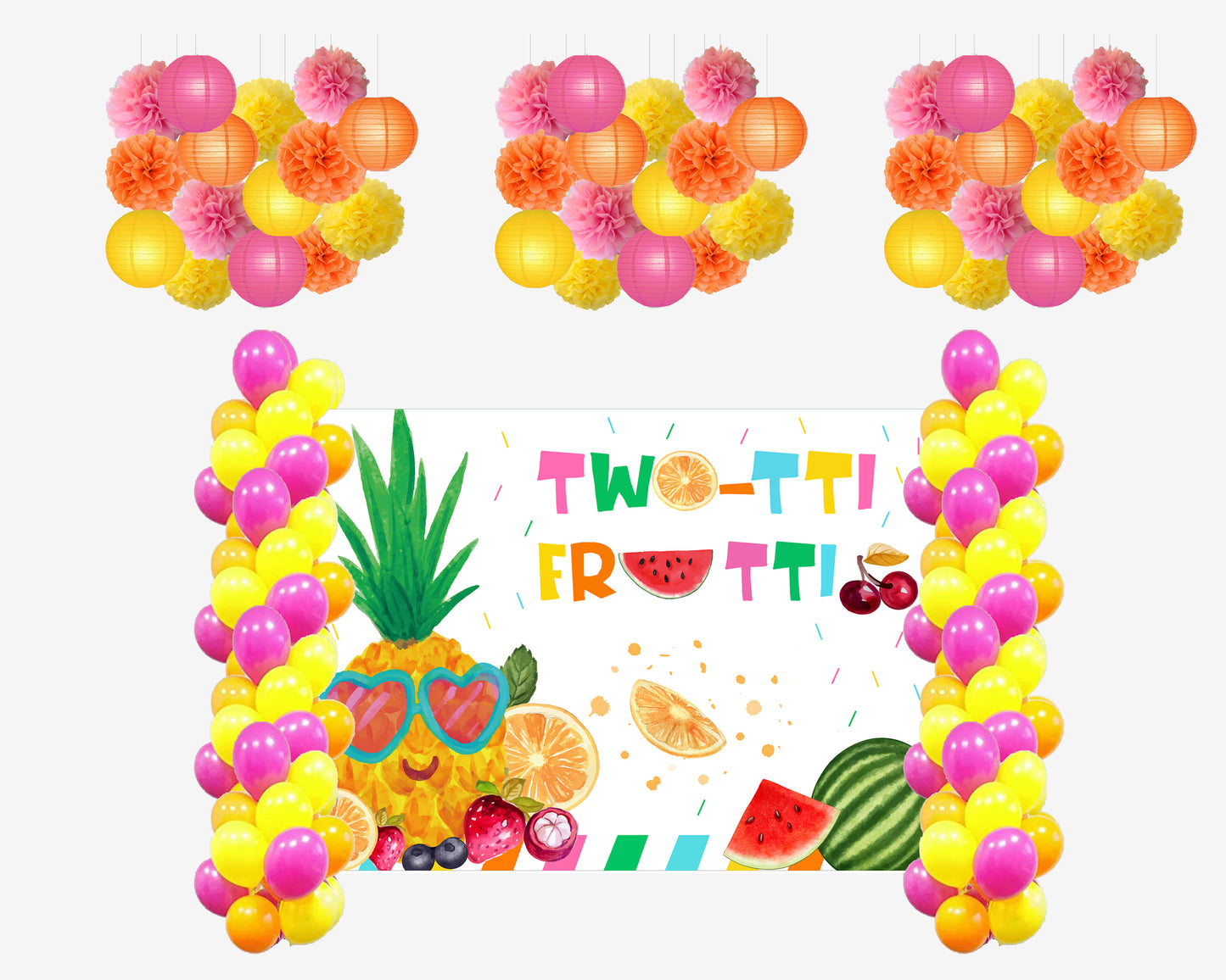 Twotti Fruity Theme Birthday Party Complete Decoration Kit 