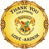 Harry Potter Theme Birthday Party Thank You Gift Tags