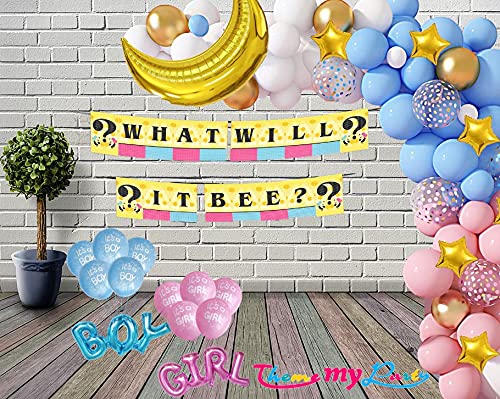 What Will It Bee  Baby Shower Party Decoration Kit