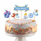 Cinderella Theme Birthday Party Cake Topper