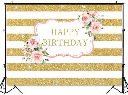 Personalize Birthday Party Backdrop Banner